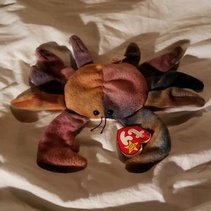 Claude the Crab- Ultra Rare Tag Errors Beanie Baby